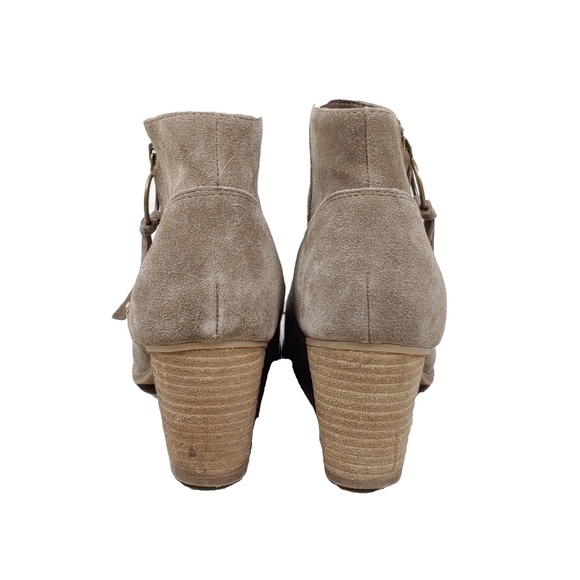 Michael Shannon Wmn 10 Taupe Suede Ankle Bootie - Picture 8 of 10